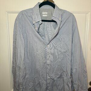 Brunello Cucinelli Basic Fit Striped Button-down shirt, size Large! Gently used!